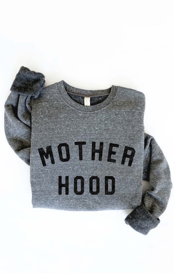 Oat Collective Dark Grey Motherhood Crewneck Sweatshirt