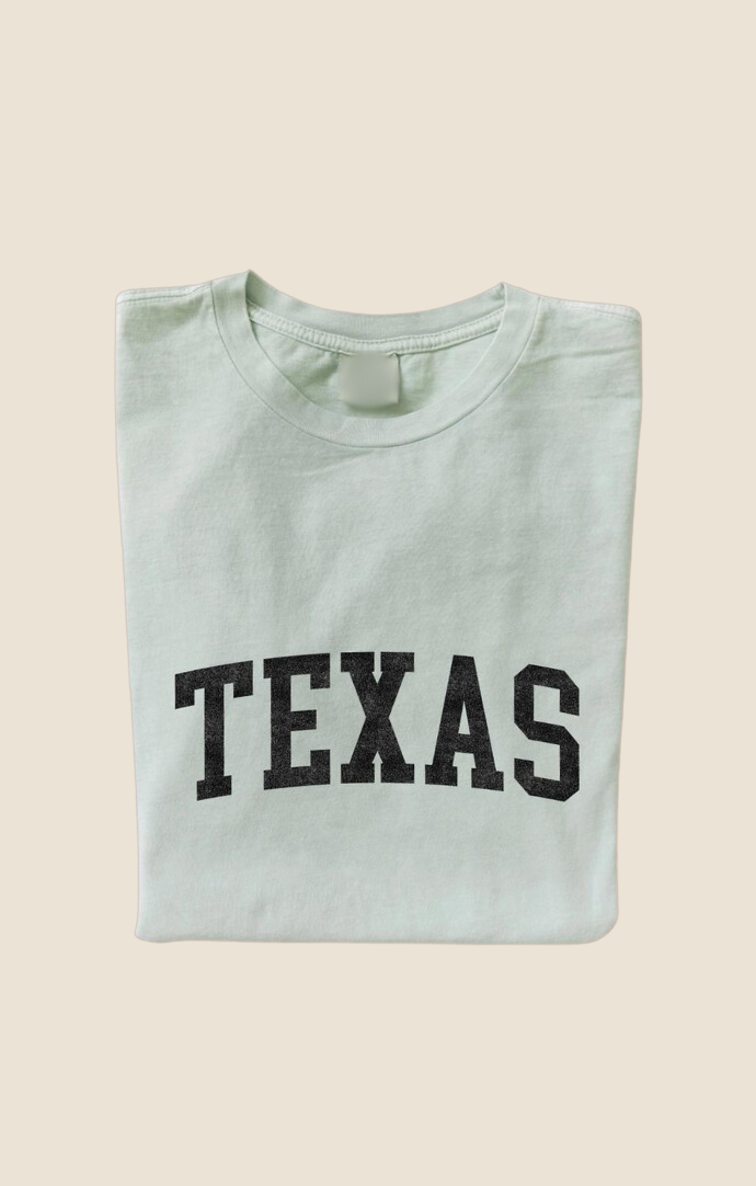 Oat Collective Sage "Texas" Short Sleeve Graphic Tee