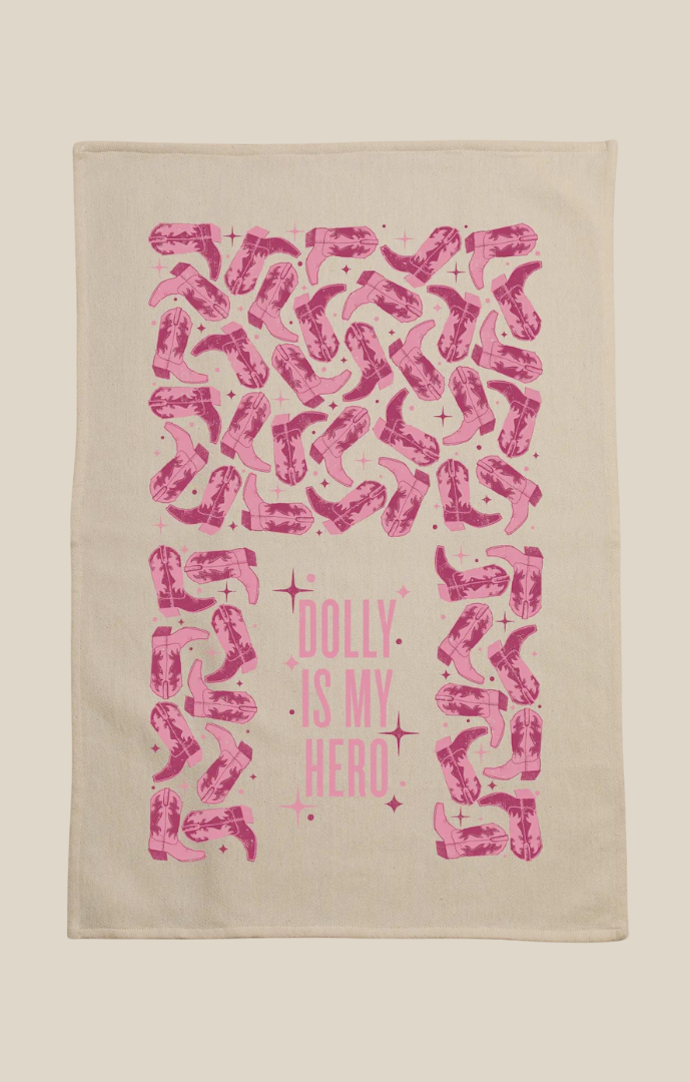 SFDB "Dolly Is My Hero" Kitchen Towel