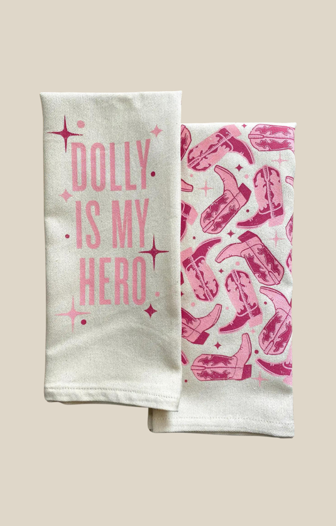 SFDB "Dolly Is My Hero" Kitchen Towel