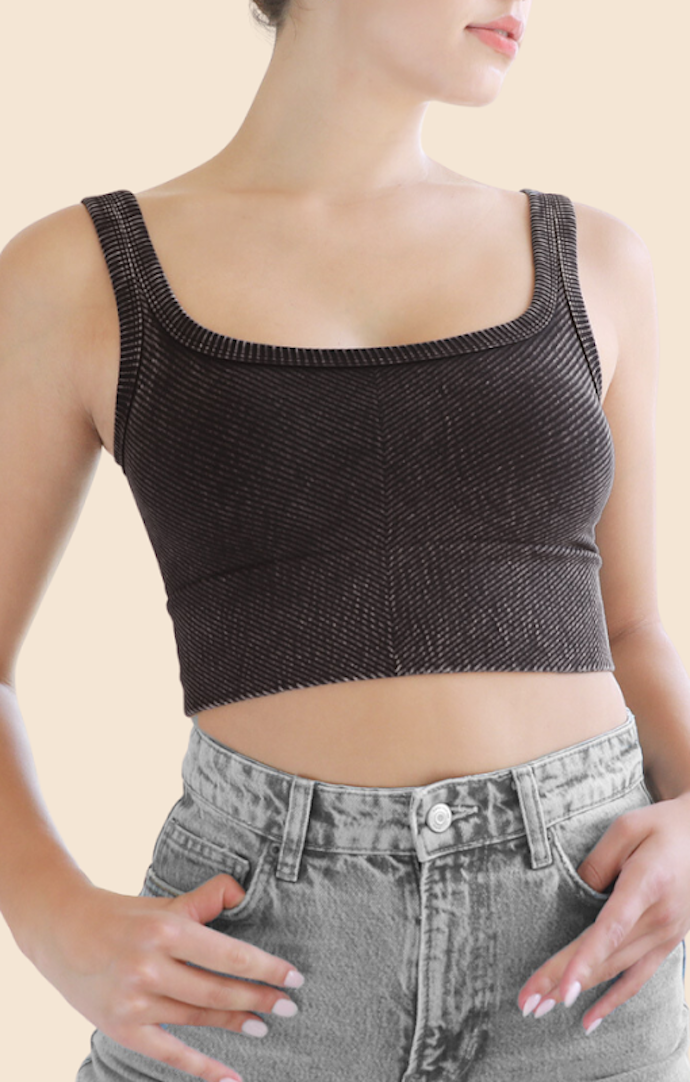 Nikibiki Vintage Black Crop Top