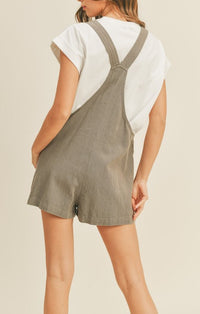 Miou Muse Charcoal Short Romper 