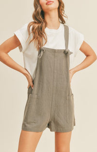 Miou Muse Charcoal Short Romper 