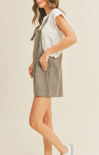 Miou Muse Charcoal Short Romper 