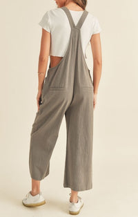 Miou Muse Charcoal Linen Jumper 
