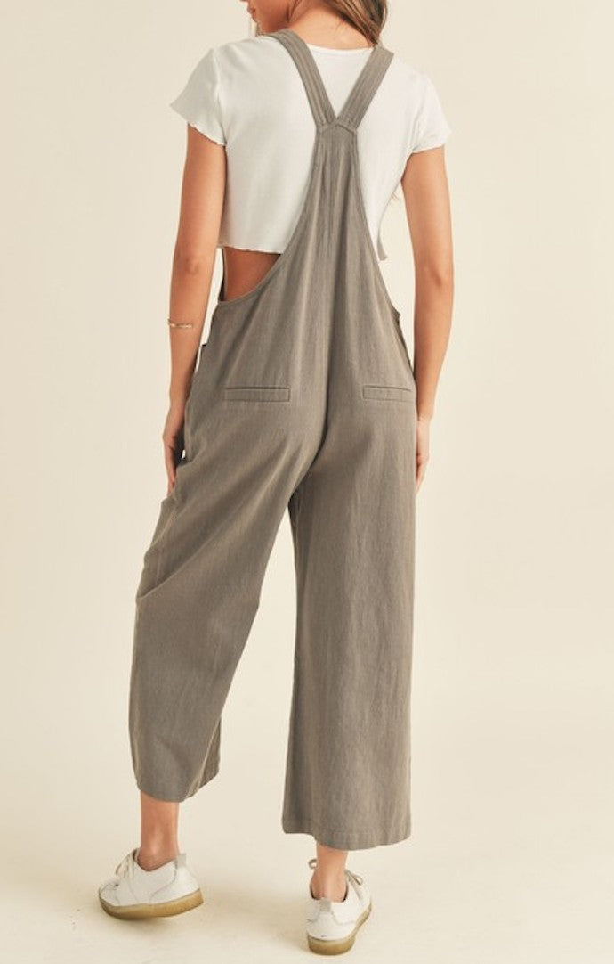 Miou Muse Charcoal Linen Jumper 