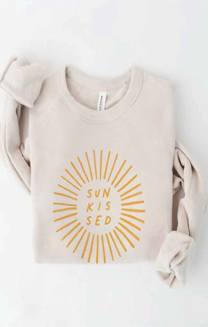 OC Heather Dust Sun Kissed Crew Neck Sweatshirt 