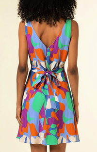 FRNCH Multi Color Button Down Dress