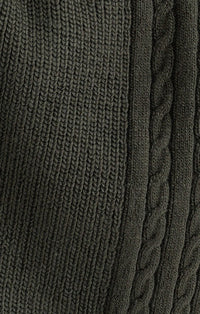 Le Lis Dark Green Turtleneck Sweater Vest