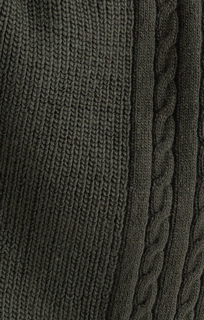 Le Lis Dark Green Turtleneck Sweater Vest