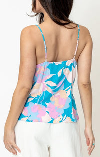 En Creme Floral Cami Top