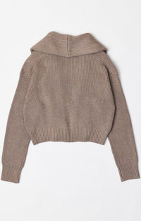 Mod Ref Mocha Chunky Knit Cardigan
