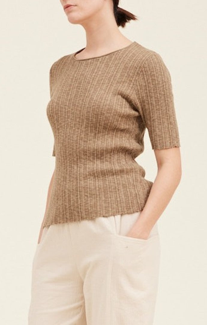 Grade & Gather Dry Thyme Knit Light Sweater