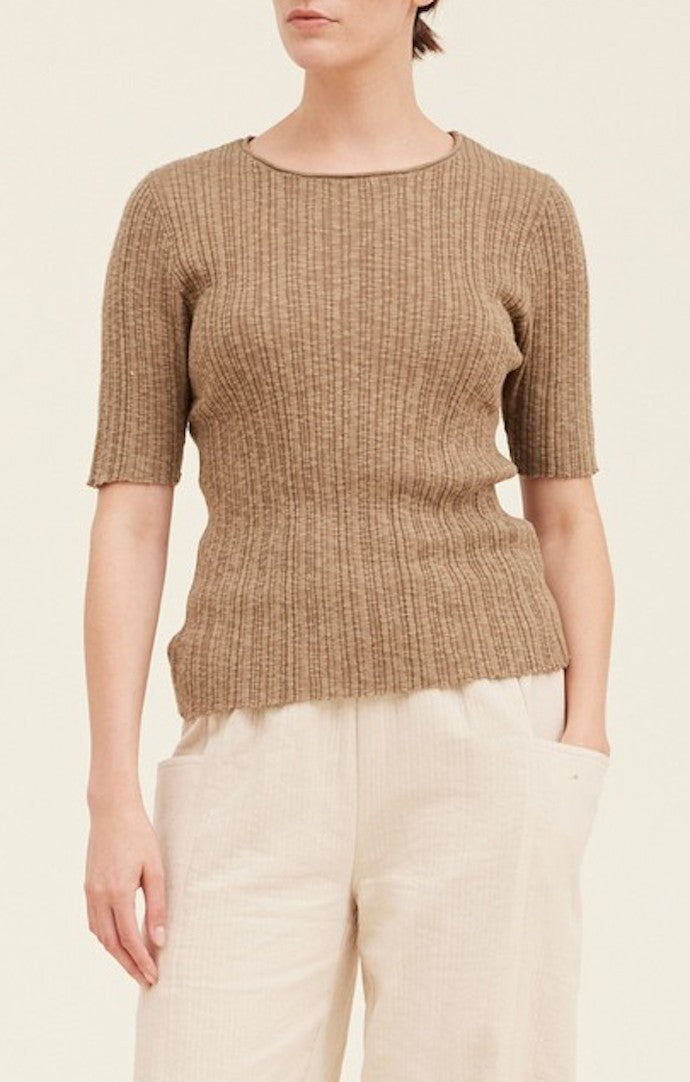 Grade & Gather Dry Thyme Knit Light Sweater