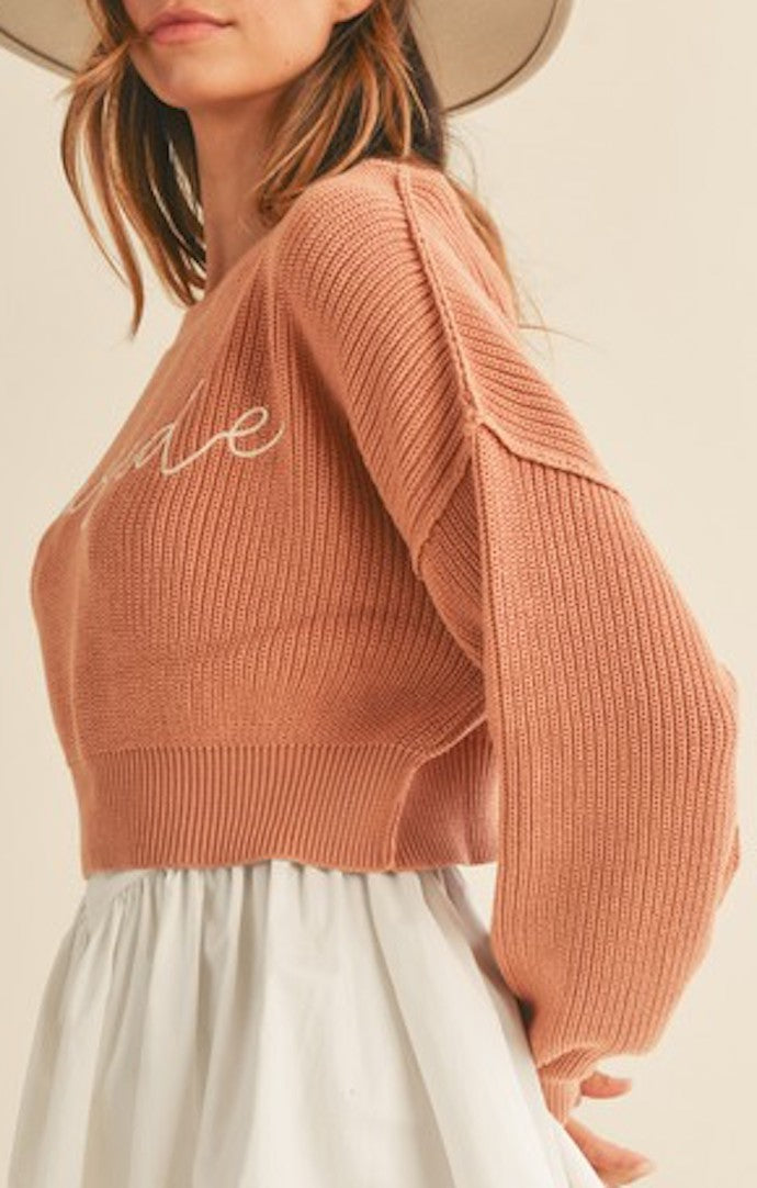 Mable Light Salmon Seaside Sweater