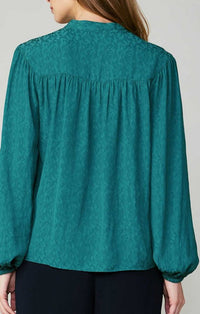 Current Air Emerald Print Blouse