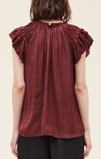 Grade And Gather Vino Ruffle Blouse
