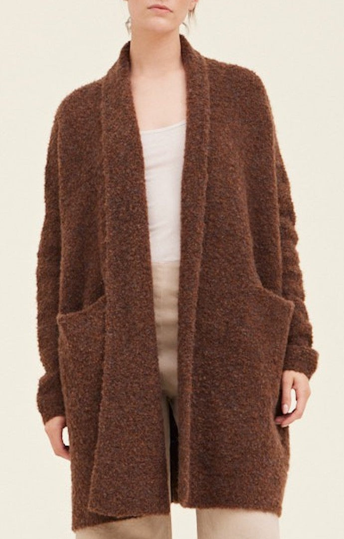 Grade And Gather Bronze Shawl Cardigan