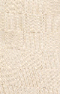 Le Lis Cream Fitted Maxi Dress