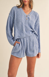 Mable Blue Knit Set 