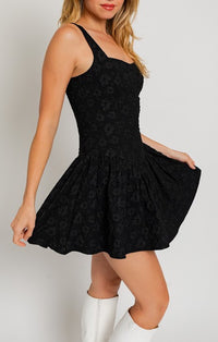 Le Lis Black Mini Dress