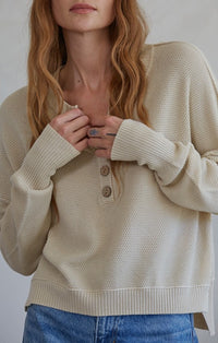 By Together Natural Pullover Knit Sweater