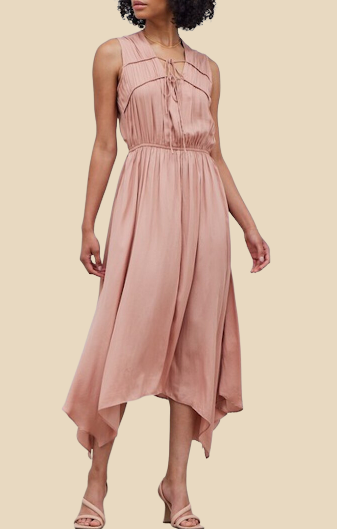 Kaya Peach Midi Dress Studio 12.20 Studio 12 20