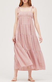 Grade & Gather Dry Rose Flowy Dress