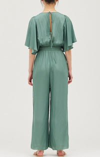 Grade & Gather Lagoon V-Neck Jumpsuit