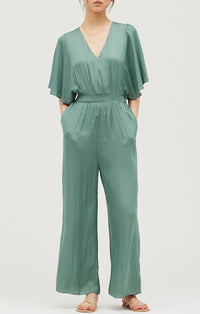 Grade & Gather Lagoon V-Neck Jumpsuit