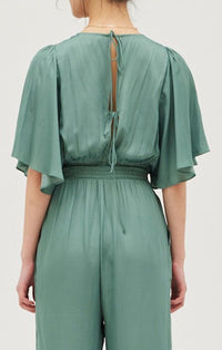 Grade & Gather Lagoon V-Neck Jumpsuit