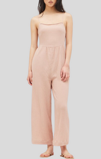 Grade & Gather Soft Rose Gauze Jumpsuit