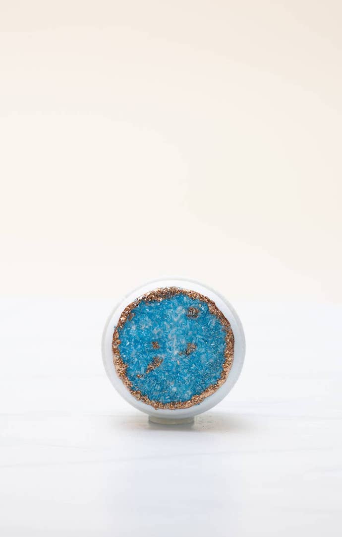 Latika Turquoise Crystal Geode Bath Bomb