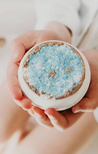 Latika Turquoise Crystal Geode Bath Bomb