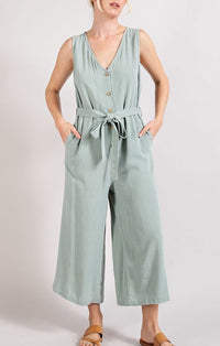 Eesome Sage Belted Jumper 