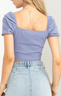 HYFVE Arctic Blue Crop Top