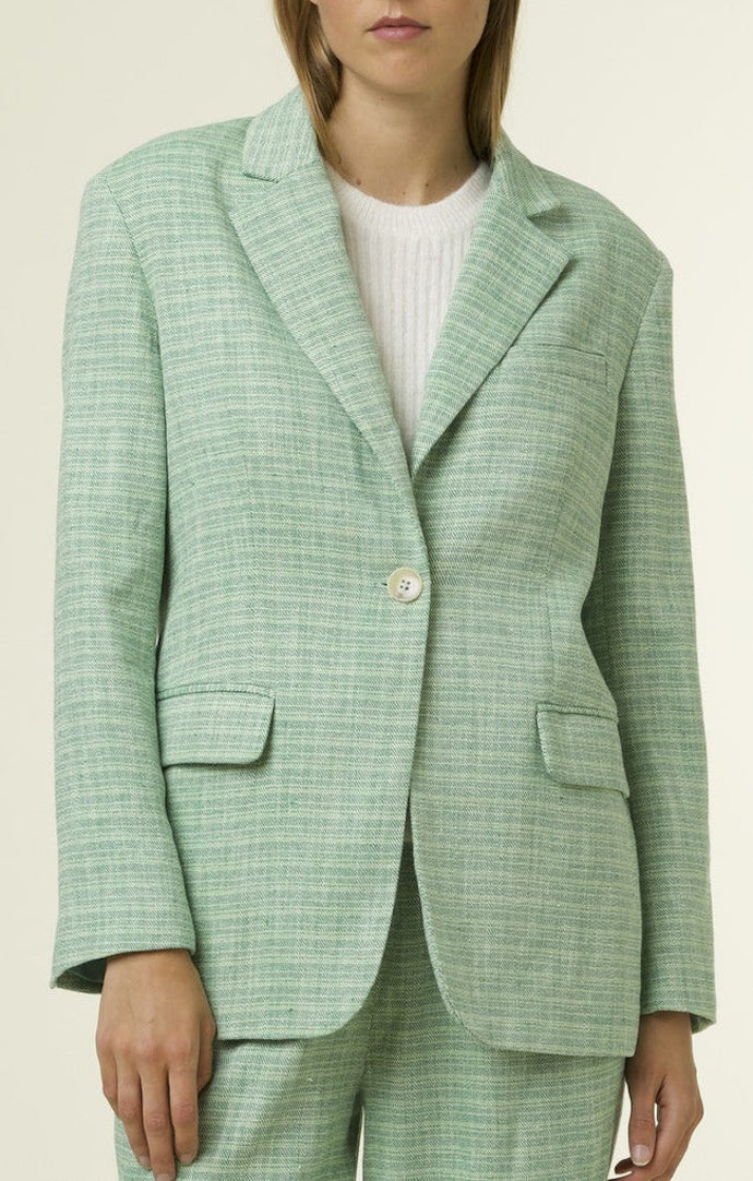 FRNCH Lime Button Front Blazer