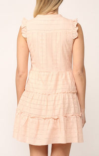 Fate Peach Mini Dress
