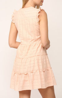 Fate Peach Mini Dress