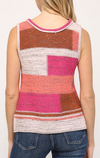 Fate Pink Knit Tank Top