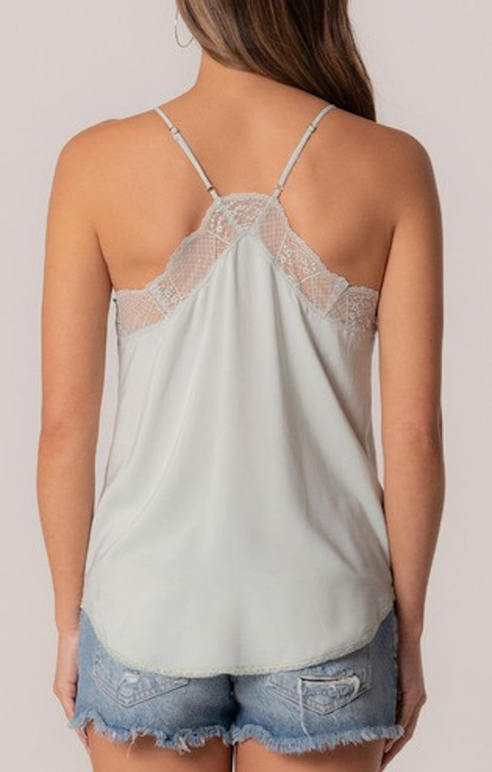 Lovestitch Mint Lace Trim Cami