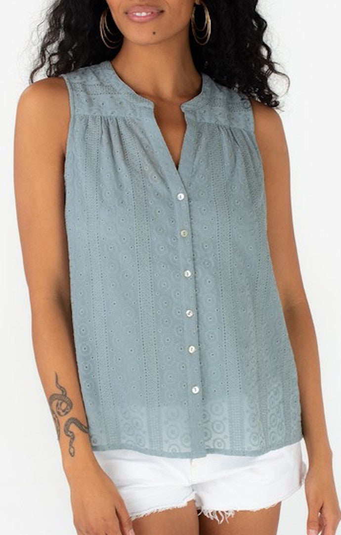 Lovestitch Dusty Teal Blouse