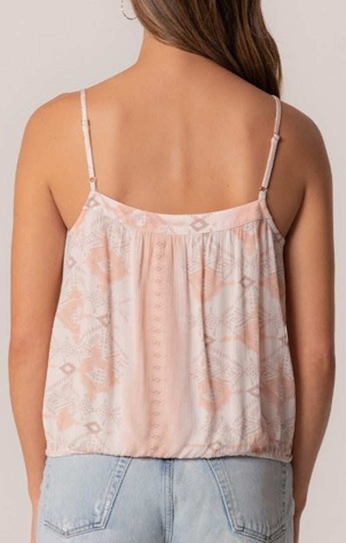 Lovestitch Peach Printed Tank