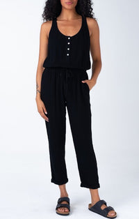 Lovestitch Black Racerback Jumpsuit