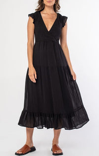 Lovestitch Black Midi Dress