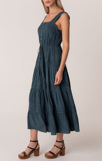Lovestitch Teal Midi Dress