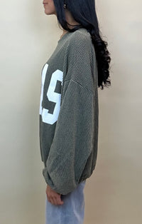 BucketList Olive "Texas" Sweatshirt