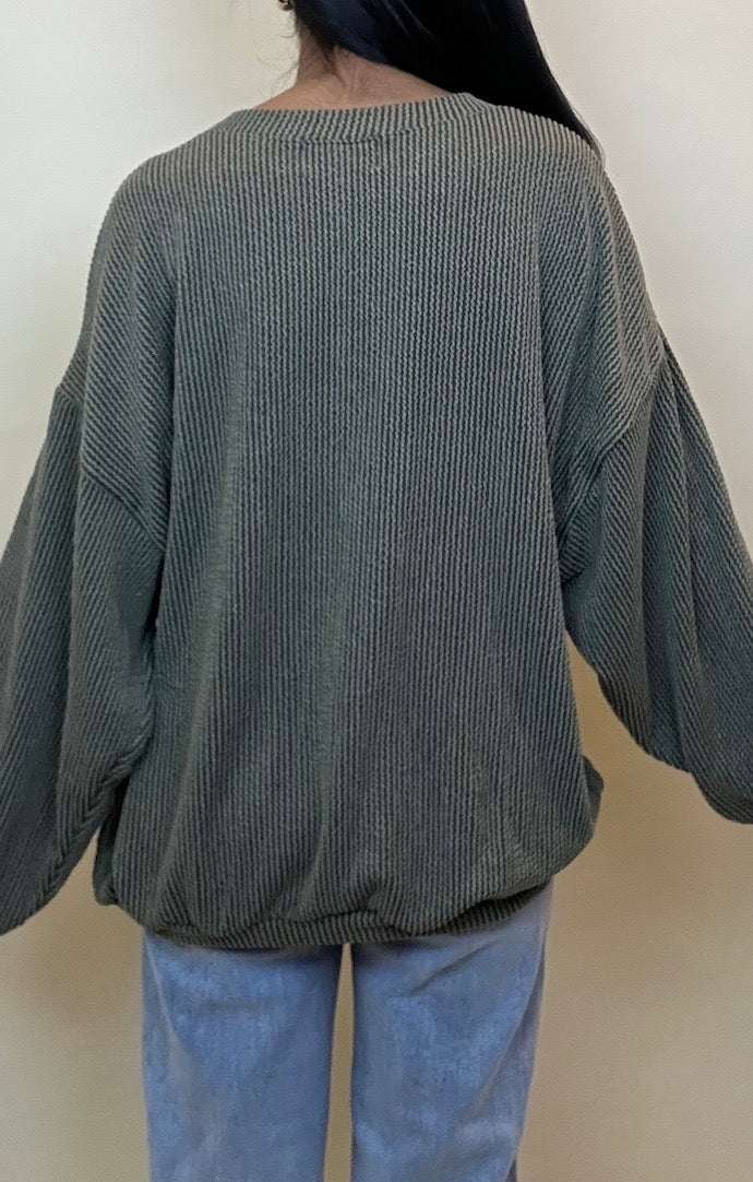BucketList Olive "Texas" Sweatshirt
