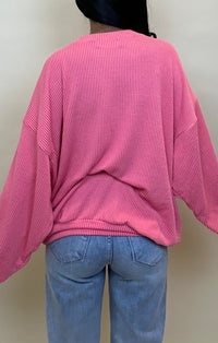 BucketList Watermelon Texas Oversized Crewneck Sweatshirt