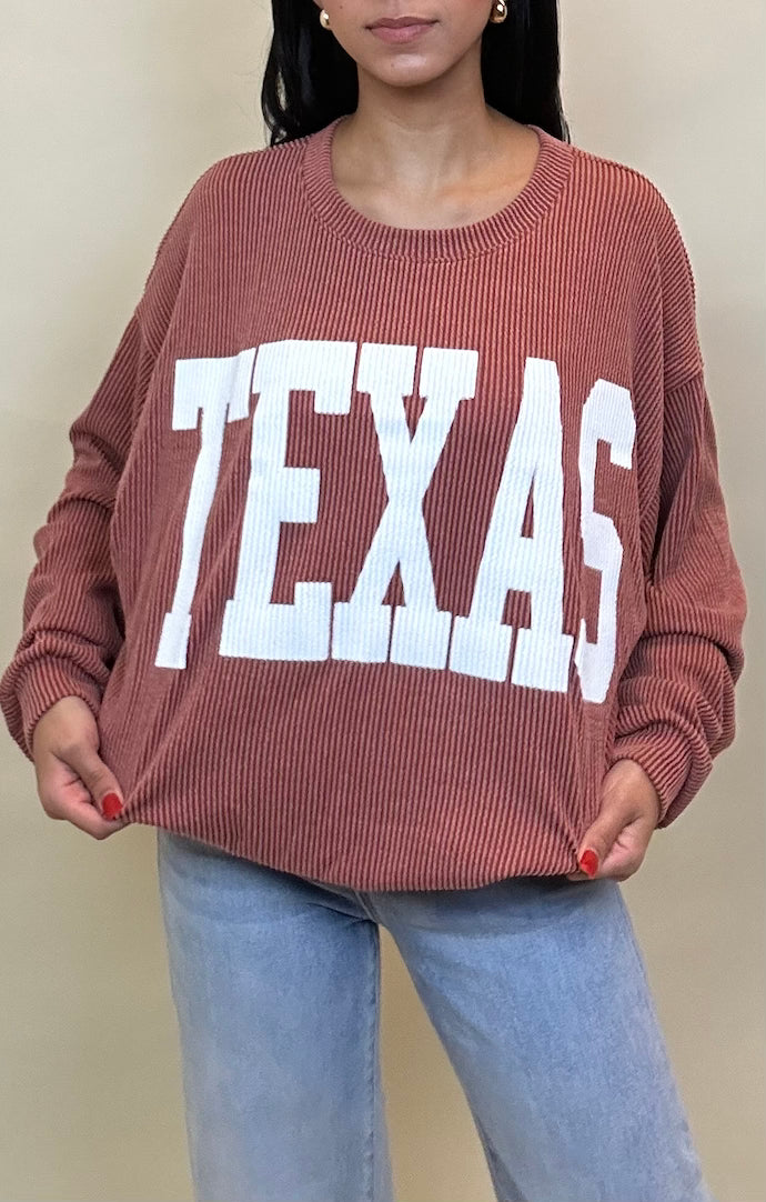 BucketList Cinnamon "Texas" Sweatshirt